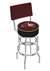 Arizona Coyotes 25" Double-Ring Swivel Counter Stool with Chrome Finish   