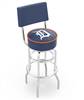  Detroit Tigers 25" Doubleing Swivel Counter Stool with Chrome Finish  