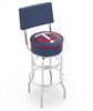  Minnesota Twins 25" Doubleing Swivel Counter Stool with Chrome Finish  