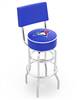  Toronto Blue Jays 25" Doubleing Swivel Counter Stool with Chrome Finish  