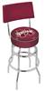  Mississippi State 25" Double-Ring Swivel Counter Stool with Chrome Finish  