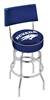  Nevada 25" Double-Ring Swivel Counter Stool with Chrome Finish  