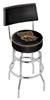  Western Michigan 25" Double-Ring Swivel Counter Stool with Chrome Finish  