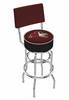 Arizona Coyotes 30" Double-Ring Swivel Bar Stool with Chrome Finish   