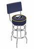 Buffalo Sabres 30" Double-Ring Swivel Bar Stool with Chrome Finish   