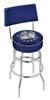  Georgetown 30" Double-Ring Swivel Bar Stool with Chrome Finish  