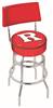  Rutgers 30" Double-Ring Swivel Bar Stool with Chrome Finish  