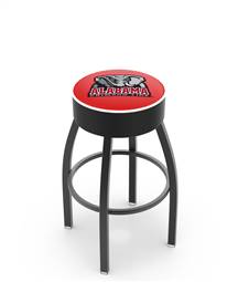  Alabama 25" Swivel Counter Stool with Black Wrinkle Finish   