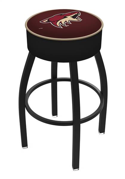  Arizona Coyotes 25" Swivel Counter Stool with Black Wrinkle Finish   