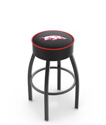  Arkansas 25" Swivel Counter Stool with Black Wrinkle Finish   