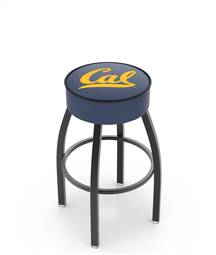  Cal 25" Swivel Counter Stool with Black Wrinkle Finish   