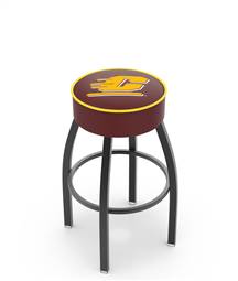  Central Michigan 25" Swivel Counter Stool with Black Wrinkle Finish   