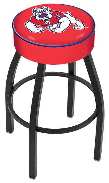  Fresno State 25" Swivel Counter Stool with Black Wrinkle Finish   