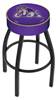  James Madison 25" Swivel Counter Stool with Black Wrinkle Finish   