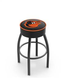  Baltimore Orioles 25" Swivel Counter Stool with Black Wrinkle Finish   