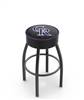  Colorado Rockies 25" Swivel Counter Stool with Black Wrinkle Finish   