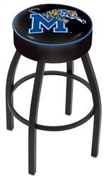  Memphis 25" Swivel Counter Stool with Black Wrinkle Finish   