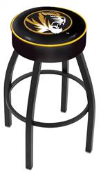  Missouri 25" Swivel Counter Stool with Black Wrinkle Finish   