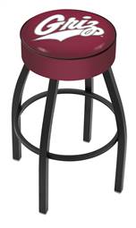  Montana 25" Swivel Counter Stool with Black Wrinkle Finish   