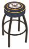  U.S. Navy 25" Swivel Counter Stool with Black Wrinkle Finish   