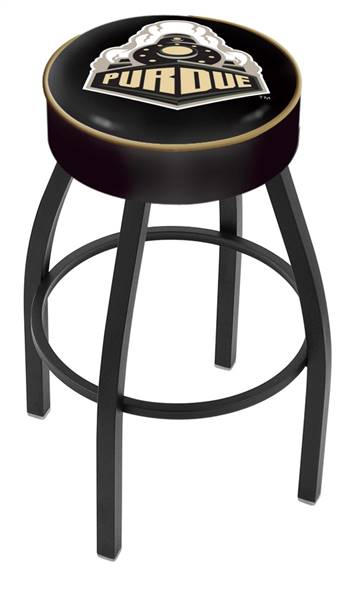  Purdue 25" Swivel Counter Stool with Black Wrinkle Finish   