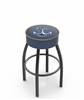  US Naval Academy (NAVY) 25" Swivel Counter Stool with Black Wrinkle Finish   