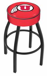  Utah 25" Swivel Counter Stool with Black Wrinkle Finish   