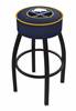 Buffalo Sabres 30" Swivel Bar Stool with Black Wrinkle Finish   