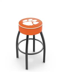  Clemson 30" Swivel Bar Stool with Black Wrinkle Finish   