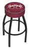  Mississippi State 30" Swivel Bar Stool with Black Wrinkle Finish   