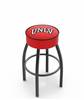  UNLV 30" Swivel Bar Stool with Black Wrinkle Finish   