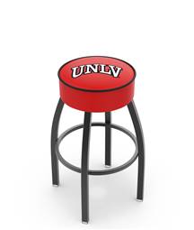  UNLV 30" Swivel Bar Stool with Black Wrinkle Finish   