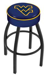  West Virginia 30" Swivel Bar Stool with Black Wrinkle Finish   