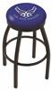  U.S. Air Force 25" Swivel Counter Stool with Black Wrinkle Finish  