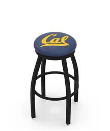  Cal 25" Swivel Counter Stool with Black Wrinkle Finish  