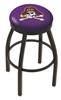  East Carolina 25" Swivel Counter Stool with Black Wrinkle Finish  