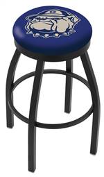  Georgetown 25" Swivel Counter Stool with Black Wrinkle Finish  