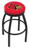  Louisville 25" Swivel Counter Stool with Black Wrinkle Finish  