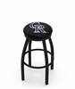  Colorado Rockies 25" Swivel Counter Stool with Black Wrinkle Finish  