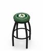  Oakland Athletics 25" Swivel Counter Stool with Black Wrinkle Finish  