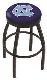  North Carolina 25" Swivel Counter Stool with Black Wrinkle Finish  