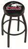 Northern Illinois 25" Swivel Counter Stool with Black Wrinkle Finish  