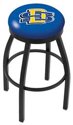  South Dakota State 25" Swivel Counter Stool with Black Wrinkle Finish  