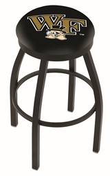  Wake Forest 25" Swivel Counter Stool with Black Wrinkle Finish  