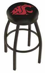  Washington State 25" Swivel Counter Stool with Black Wrinkle Finish  