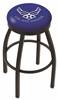  U.S. Air Force 30" Swivel Bar Stool with Black Wrinkle Finish  