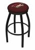  Arizona Coyotes 30" Swivel Bar Stool with Black Wrinkle Finish  