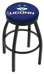  Connecticut 30" Swivel Bar Stool with Black Wrinkle Finish  