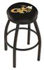  Georgia Tech 30" Swivel Bar Stool with Black Wrinkle Finish  