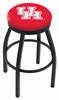  Houston 30" Swivel Bar Stool with Black Wrinkle Finish  